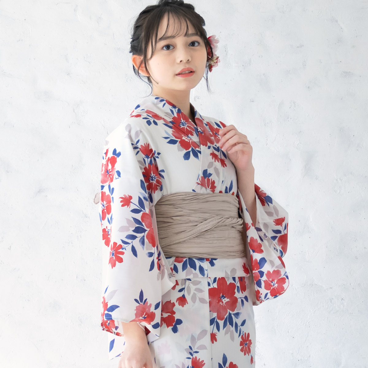 SOUBIEN（創美苑） 浴衣セット レディース 浴衣 帯 セット 大人 2点