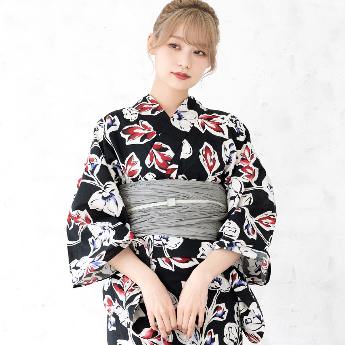 SOUBIEN（創美苑） 浴衣セット レディース 浴衣 帯 セット 大人 2点