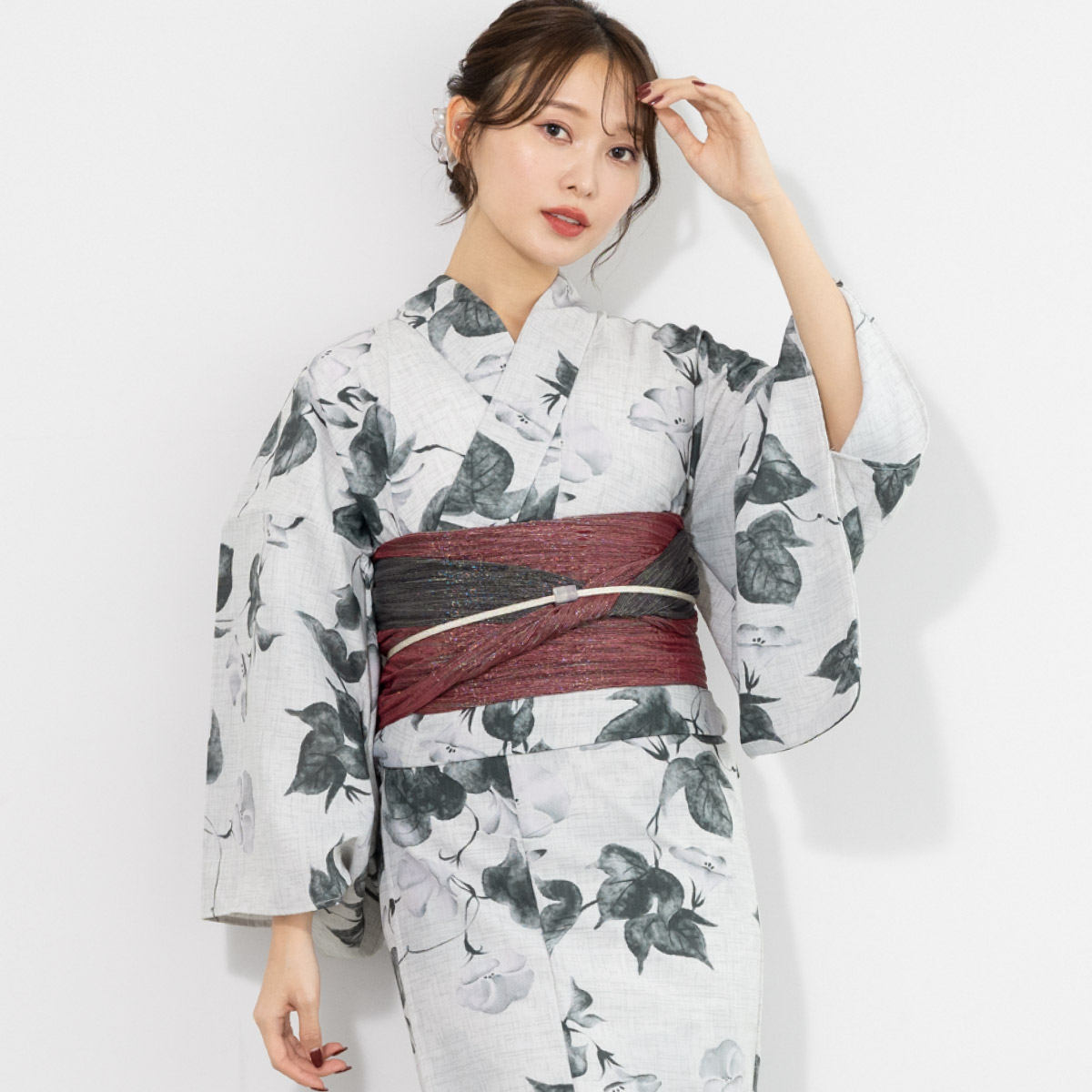 SOUBIEN（創美苑） 浴衣セット レディース 浴衣 帯 セット 大人 2点