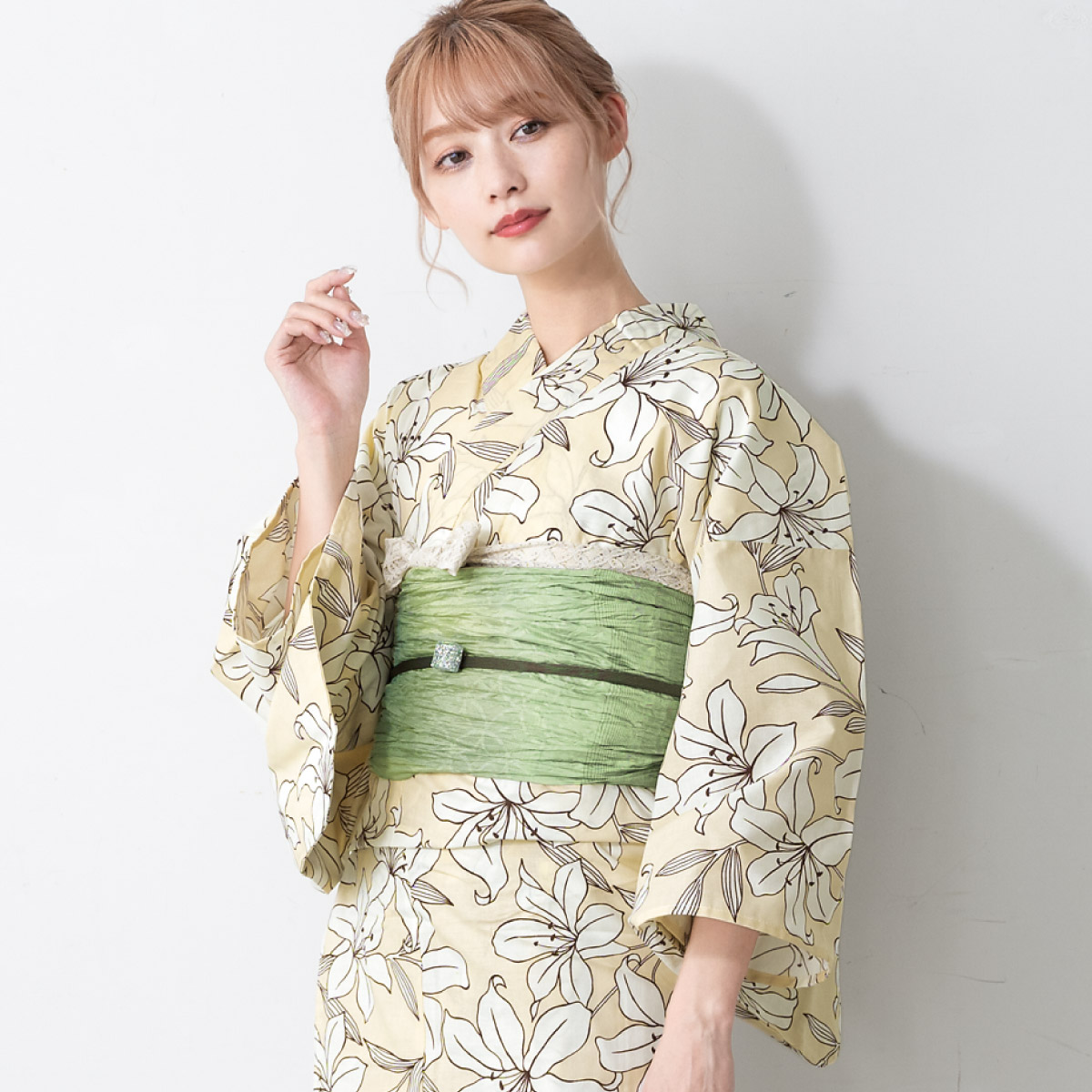 SOUBIEN（創美苑） 浴衣セット レディース 浴衣 帯 セット 大人 2点