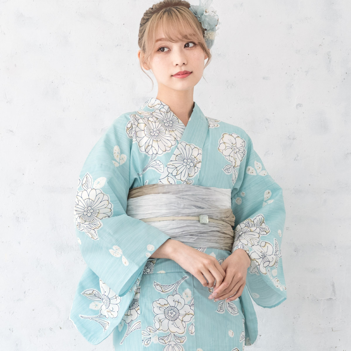 SOUBIEN（創美苑） 浴衣セット レディース 浴衣 帯 セット 大人 2点