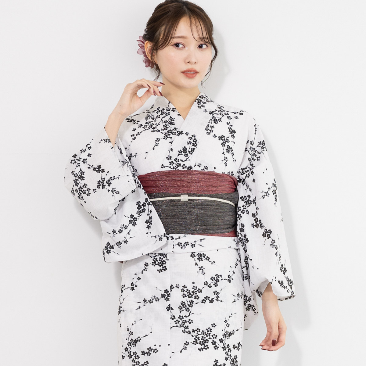 SOUBIEN（創美苑） 浴衣セット レディース 浴衣 帯 セット 大人 2点