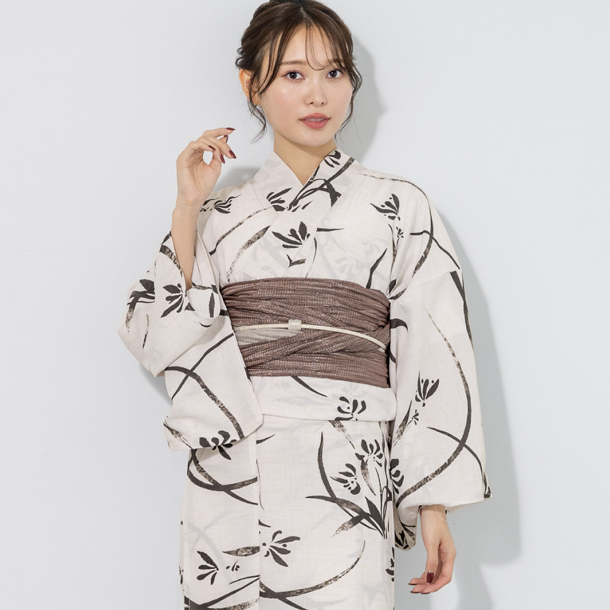 SOUBIEN（創美苑） 浴衣セット レディース 浴衣 帯 セット 大人 2点