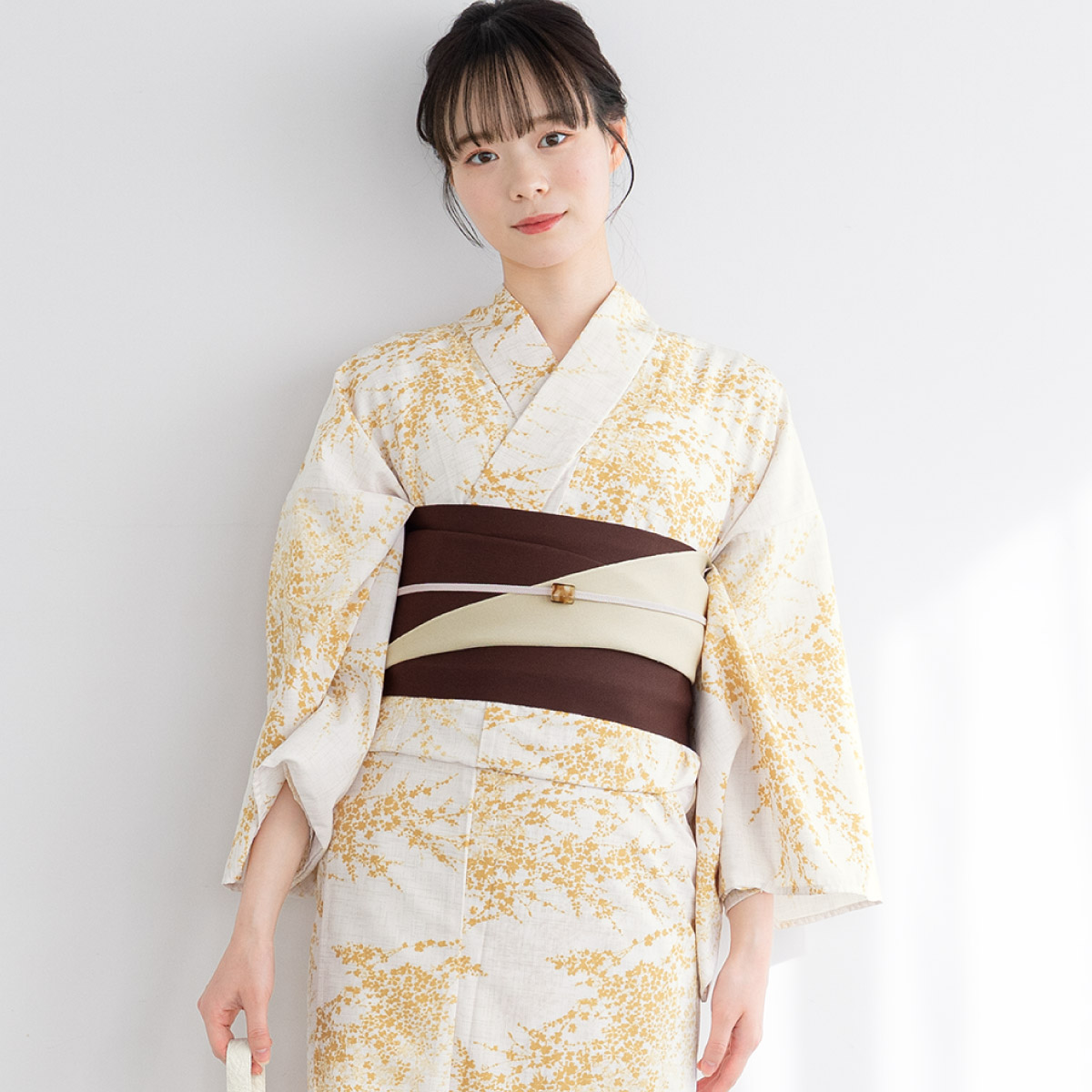 «新品未開封»花柄浴衣・帯セット SOUBIEN（創美苑） 浴衣セット レディース 浴衣 帯 セット 大人 2点