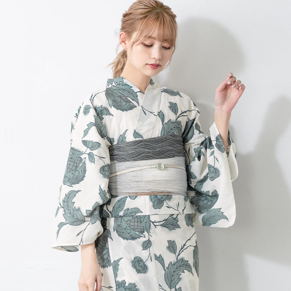 SOUBIEN（創美苑） 浴衣セット レディース 浴衣 帯 セット 大人 2点