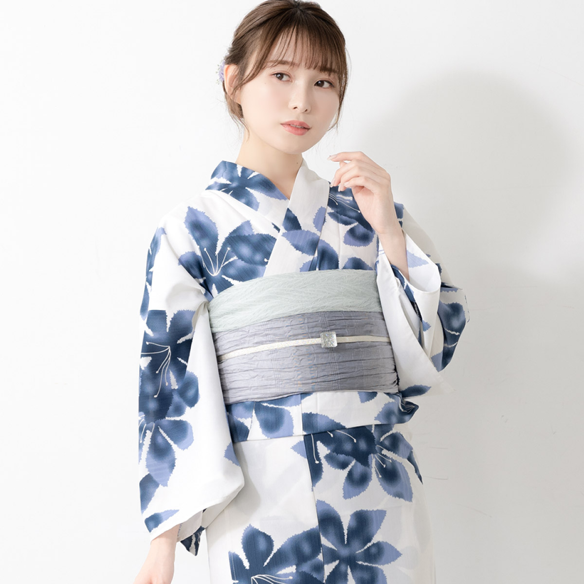 SOUBIEN（創美苑） 浴衣セット レディース 浴衣 帯 セット 大人 2点