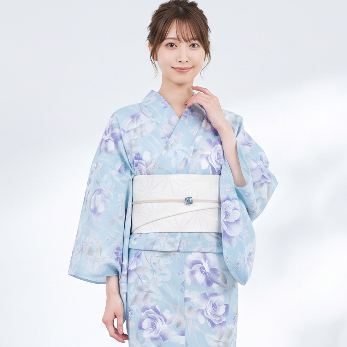 SOUBIEN（創美苑） 浴衣セット レディース 浴衣 帯 セット 大人 2点
