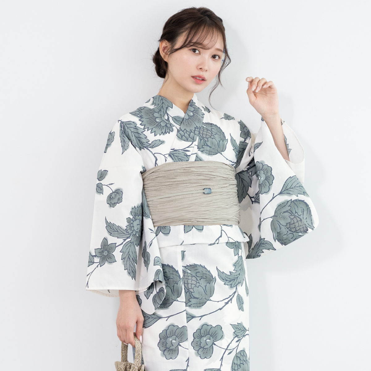 SOUBIEN（創美苑） 浴衣セット レディース 浴衣 帯 セット 大人 2点