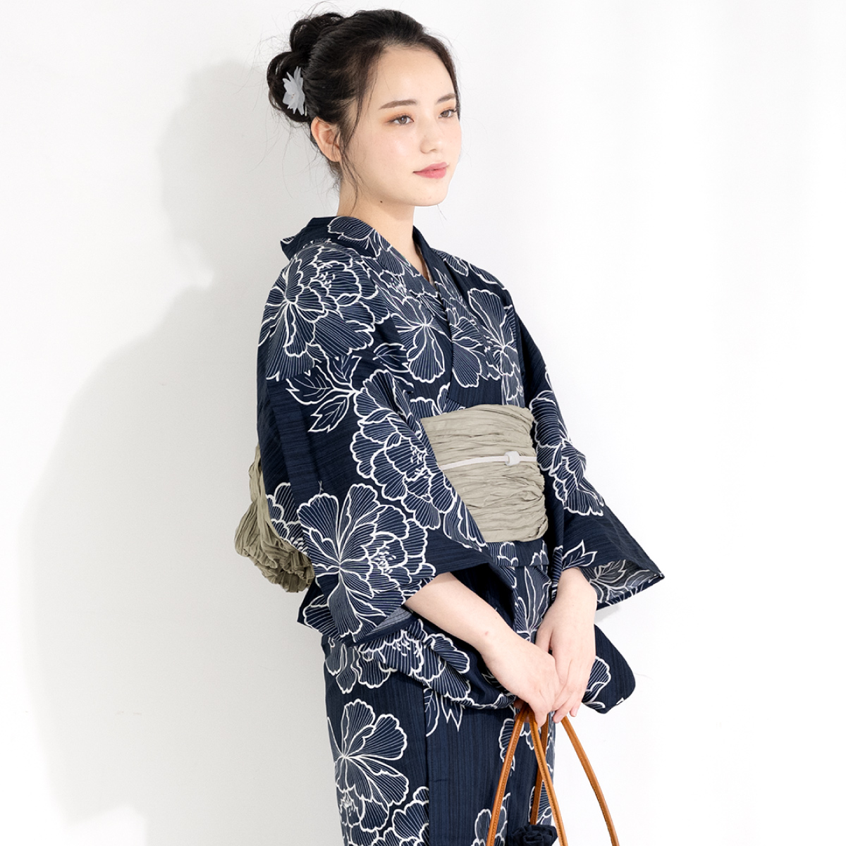 SOUBIEN（創美苑） 浴衣セット レディース 浴衣 帯 セット 大人 2点