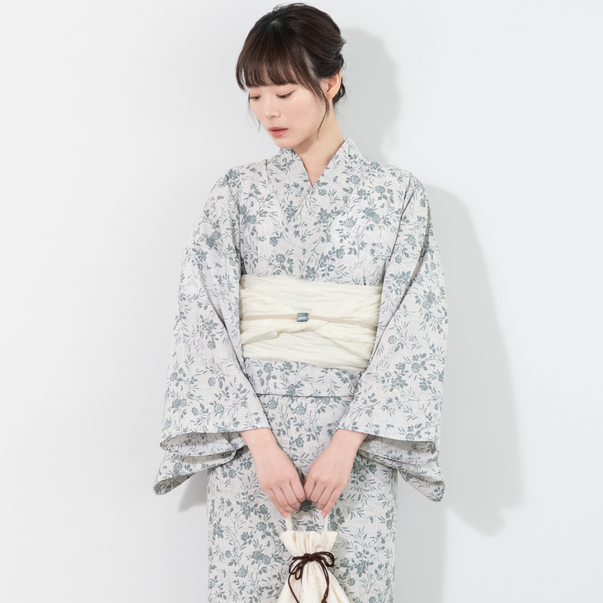 SOUBIEN（創美苑） 浴衣セット レディース 浴衣 帯 セット 大人 2点