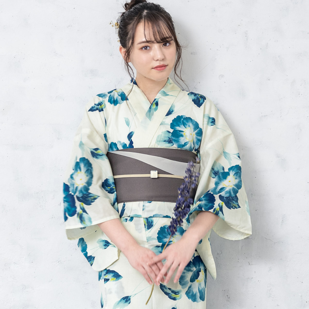 SOUBIEN（創美苑） 浴衣セット レディース 浴衣 帯 セット 大人 2点