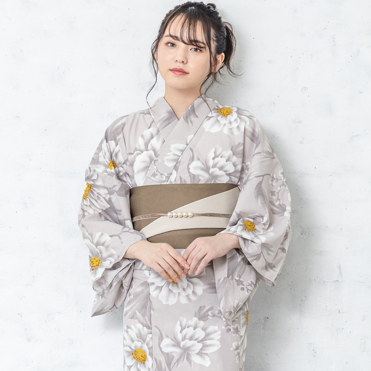 SOUBIEN（創美苑） 浴衣セット レディース 浴衣 帯 セット 大人 2点