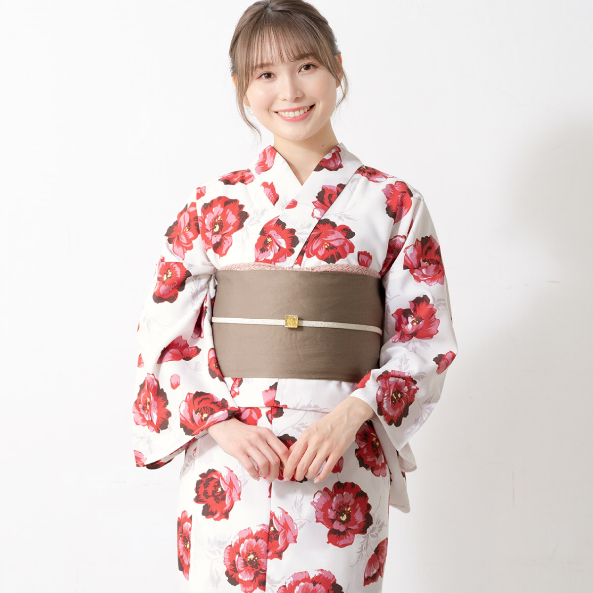 SOUBIEN（創美苑） 浴衣セット レディース 浴衣 帯 セット 大人 2点