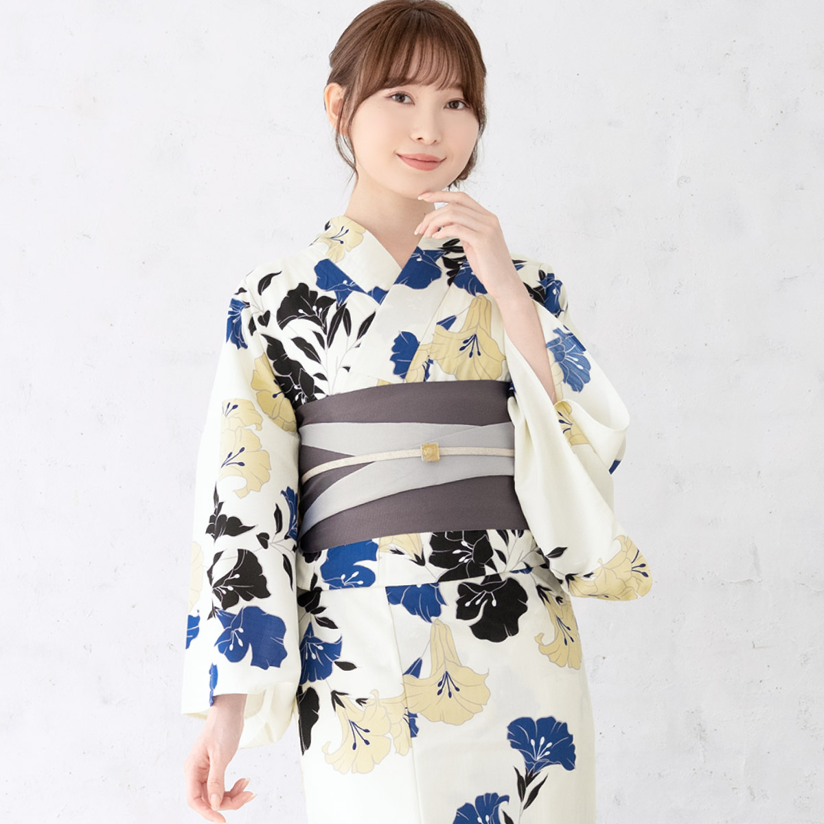 SOUBIEN（創美苑） 浴衣セット レディース 浴衣 帯 セット 大人 2点