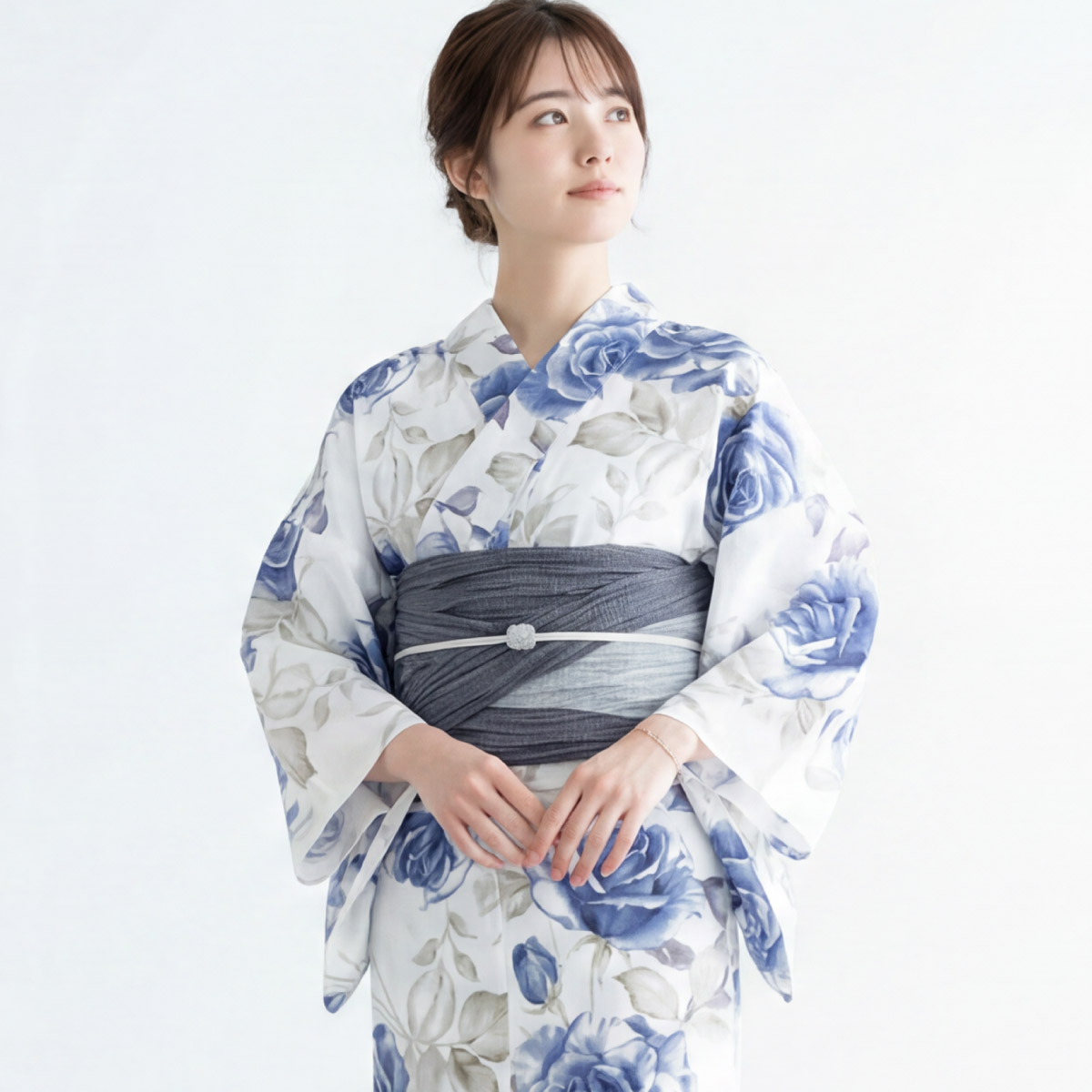 SOUBIEN（創美苑） 浴衣セット レディース 浴衣 帯 セット 大人 2点