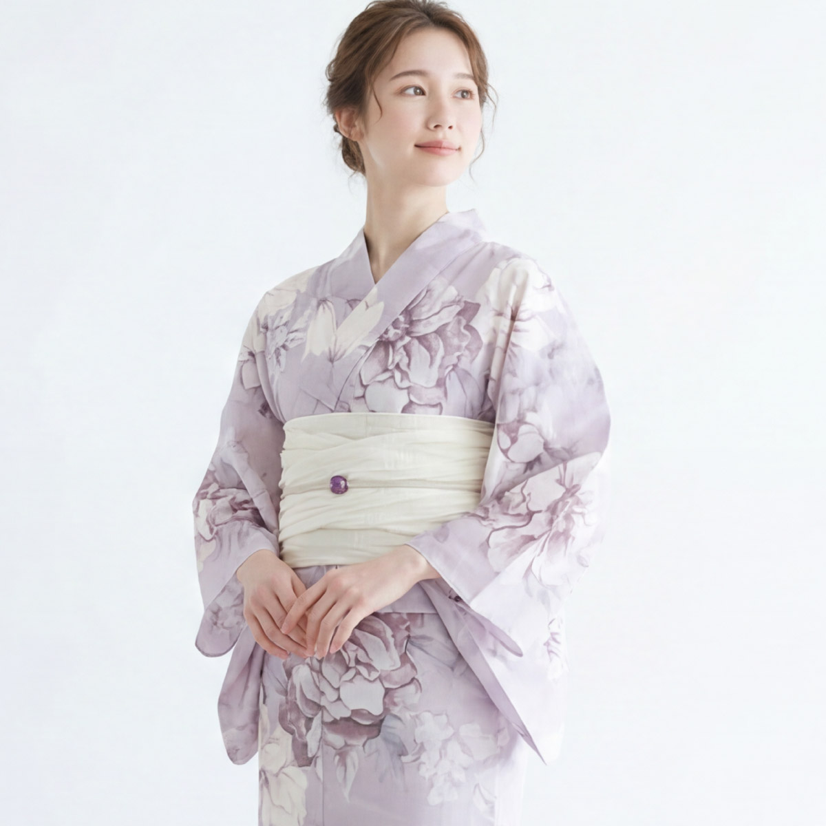 SOUBIEN（創美苑） 浴衣セット レディース 浴衣 帯 セット 大人 2点