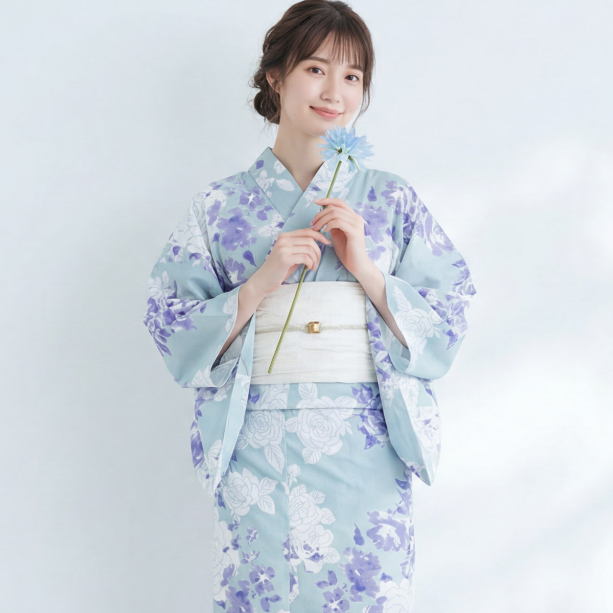 SOUBIEN（創美苑） 浴衣セット レディース 浴衣 帯 セット 大人 2点