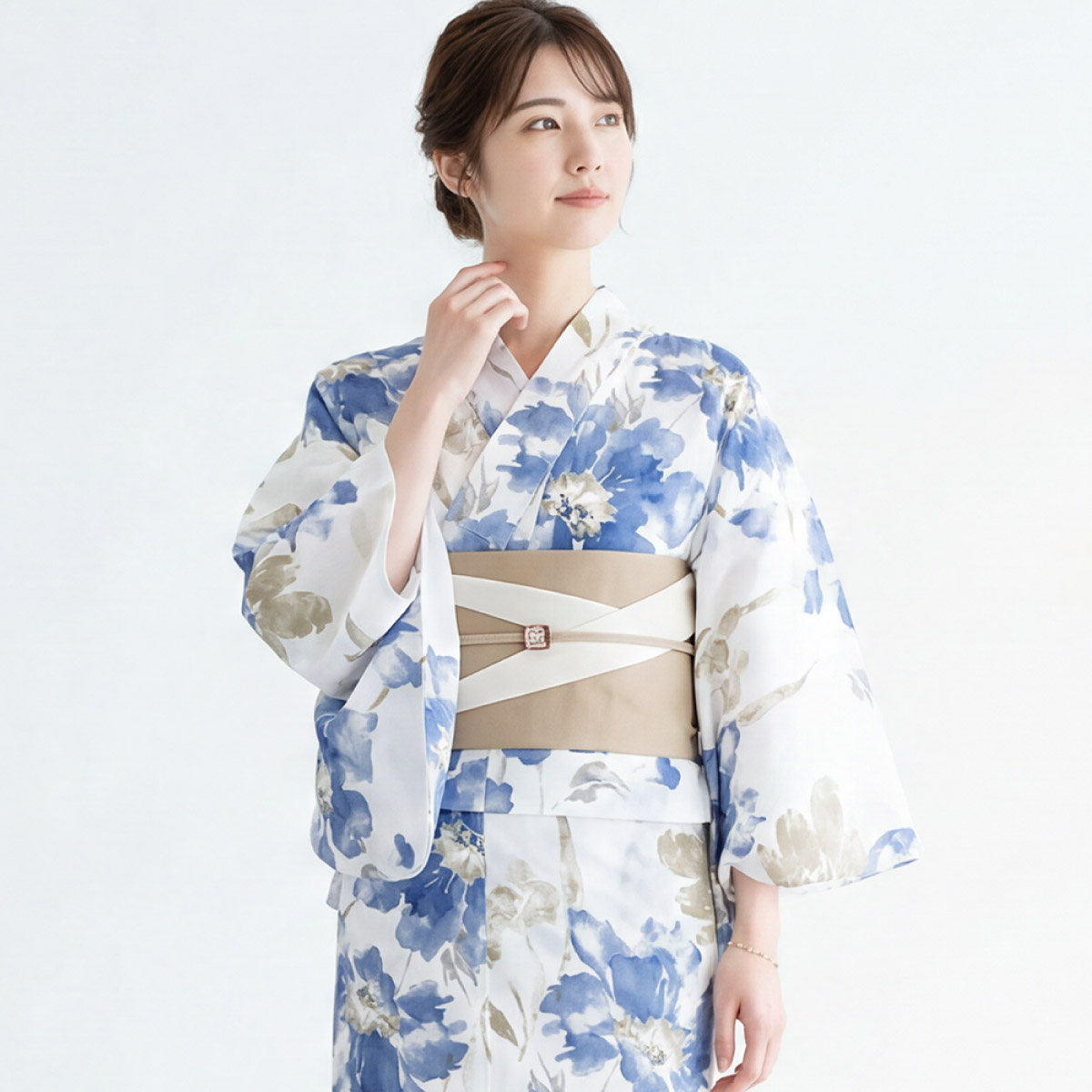 SOUBIEN（創美苑） 浴衣セット レディース 浴衣 帯 セット 大人 2点