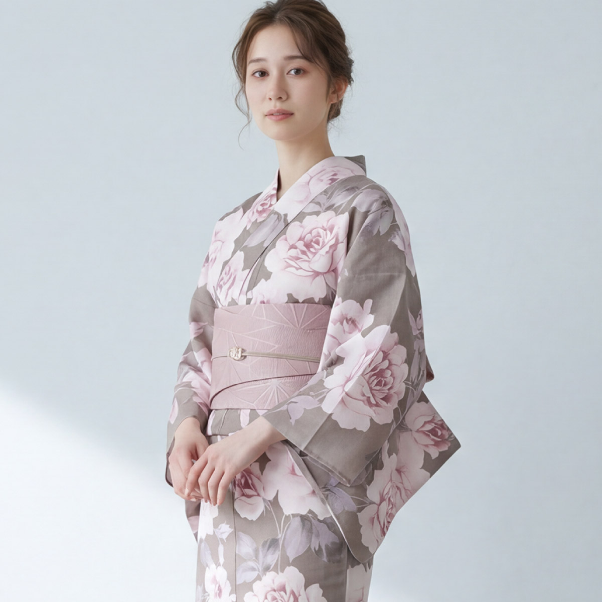 SOUBIEN（創美苑） 浴衣セット レディース 浴衣 帯 セット 大人 2点