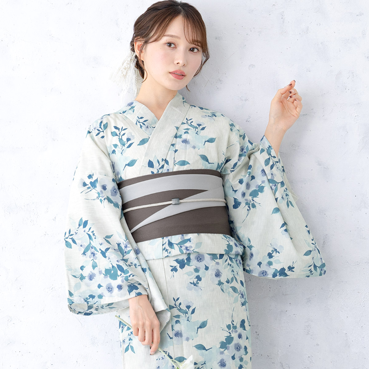 SOUBIEN（創美苑） 浴衣 レディース セット 2点セット 女性浴衣 帯