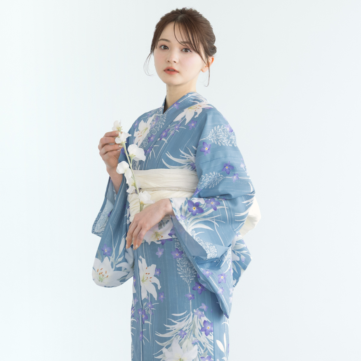 新品 ソウビエン 浴衣 帯 2点セット レディース 浴衣2点セット レディース （浴衣＋帯） | ソウビエン(SOUBIEN