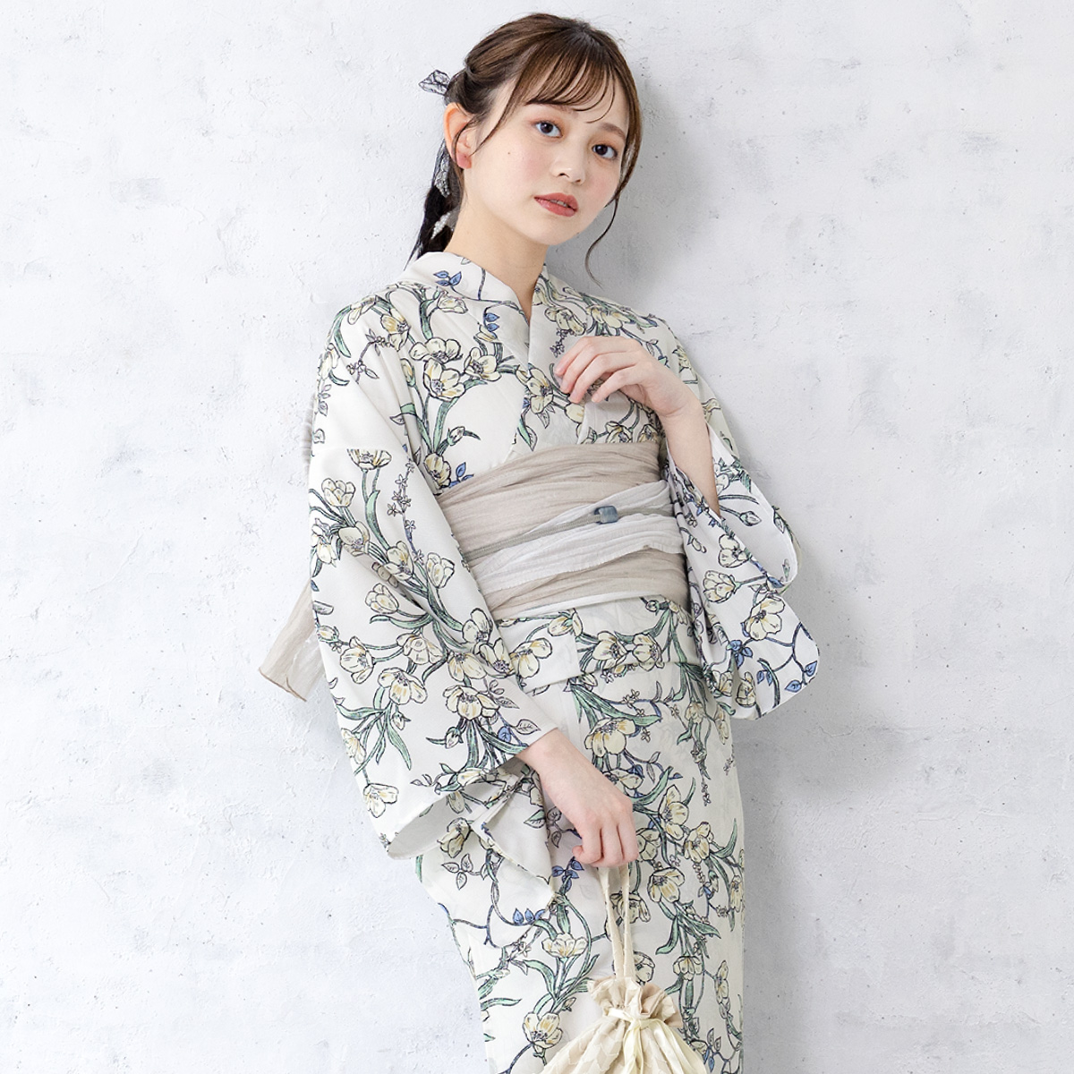 SOUBIEN（創美苑） 浴衣セット レディース 浴衣 帯 セット 大人 2点