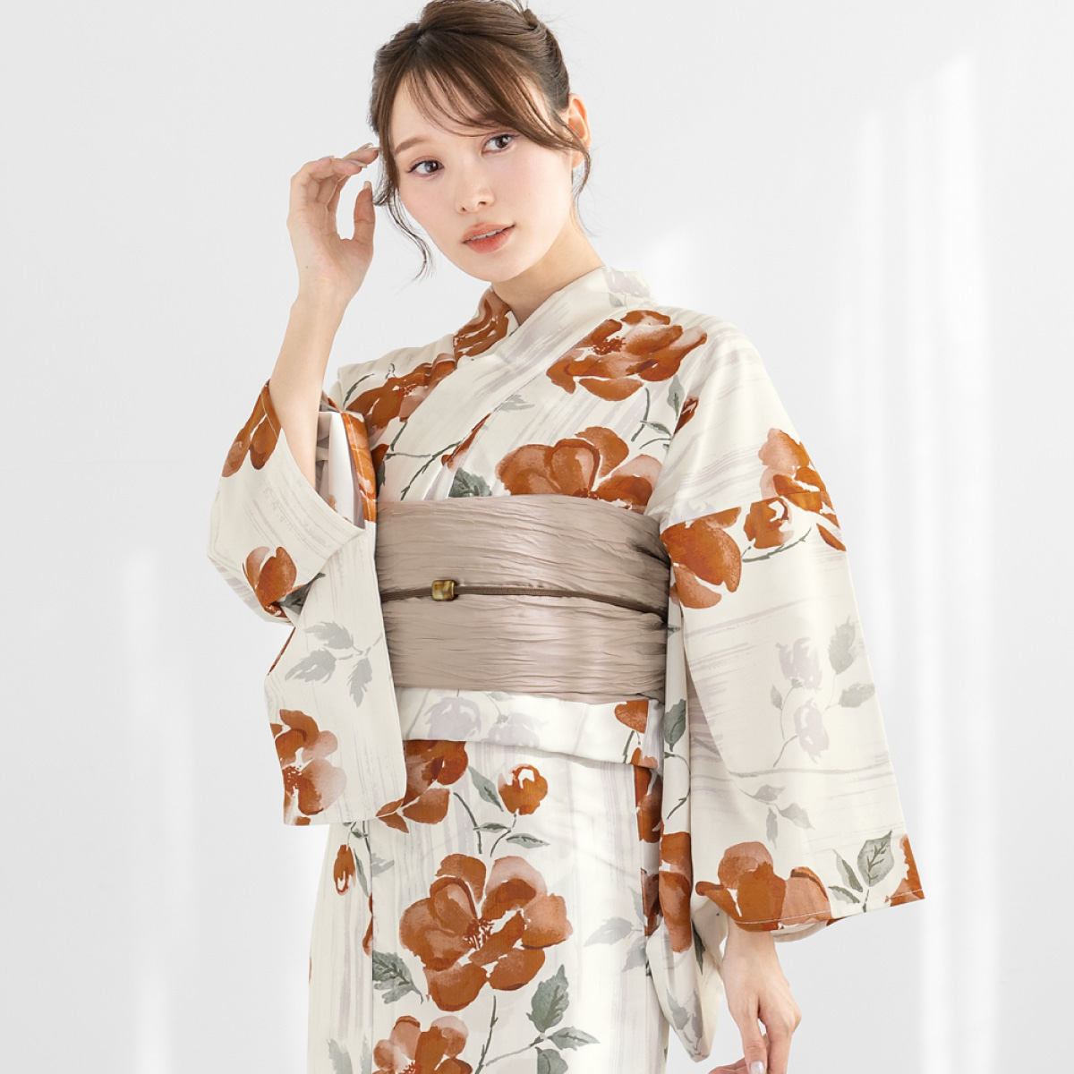 SOUBIEN（創美苑） 浴衣 レディース セット 2点セット 女性浴衣 帯