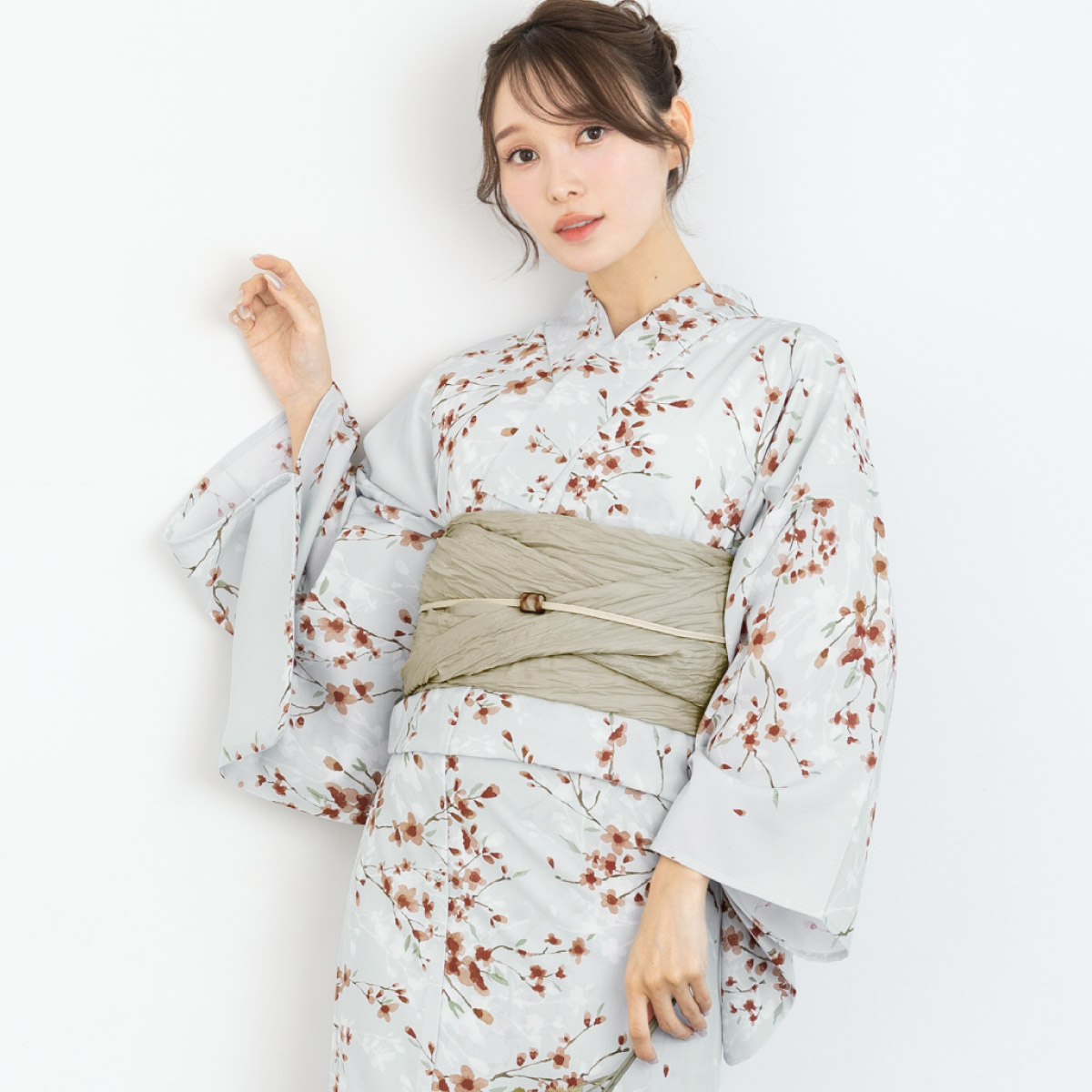 SOUBIEN（創美苑） 浴衣 レディース セット 2点セット 女性浴衣 帯