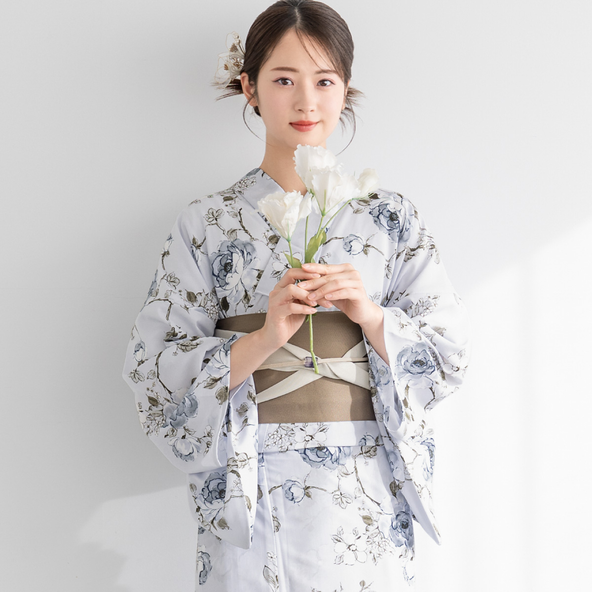 SOUBIEN（創美苑） 浴衣 レディース セット 2点セット 女性浴衣 帯