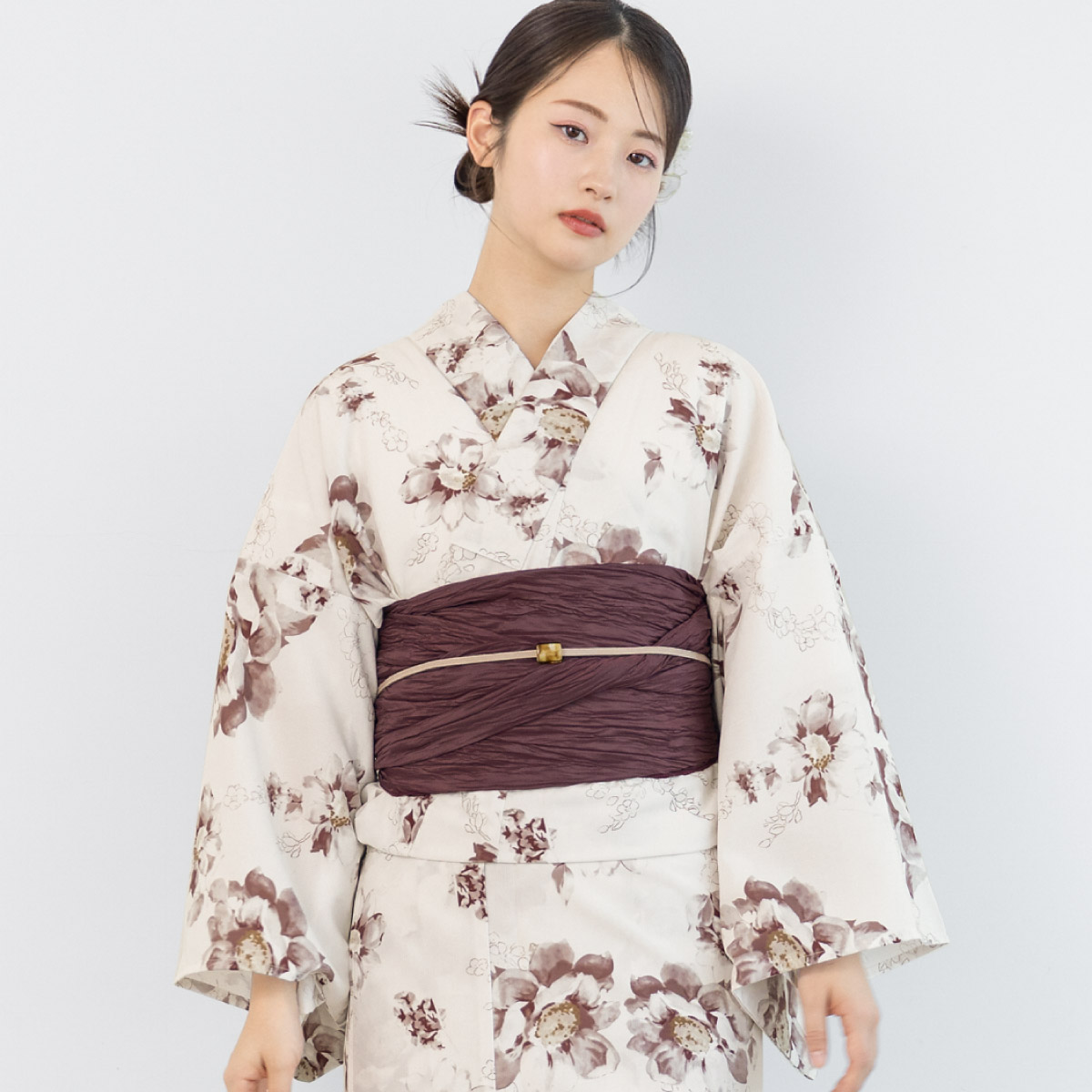 SOUBIEN（創美苑） 浴衣 レディース セット 2点セット 女性浴衣 帯