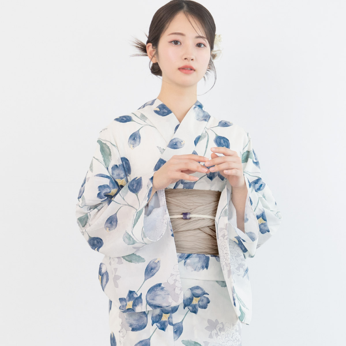 SOUBIEN（創美苑） 浴衣 レディース セット 2点セット 女性浴衣 帯