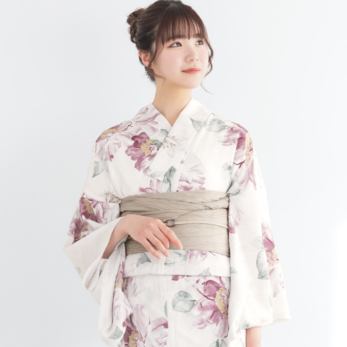 SOUBIEN（創美苑） 浴衣 レディース セット 2点セット 女性浴衣 帯