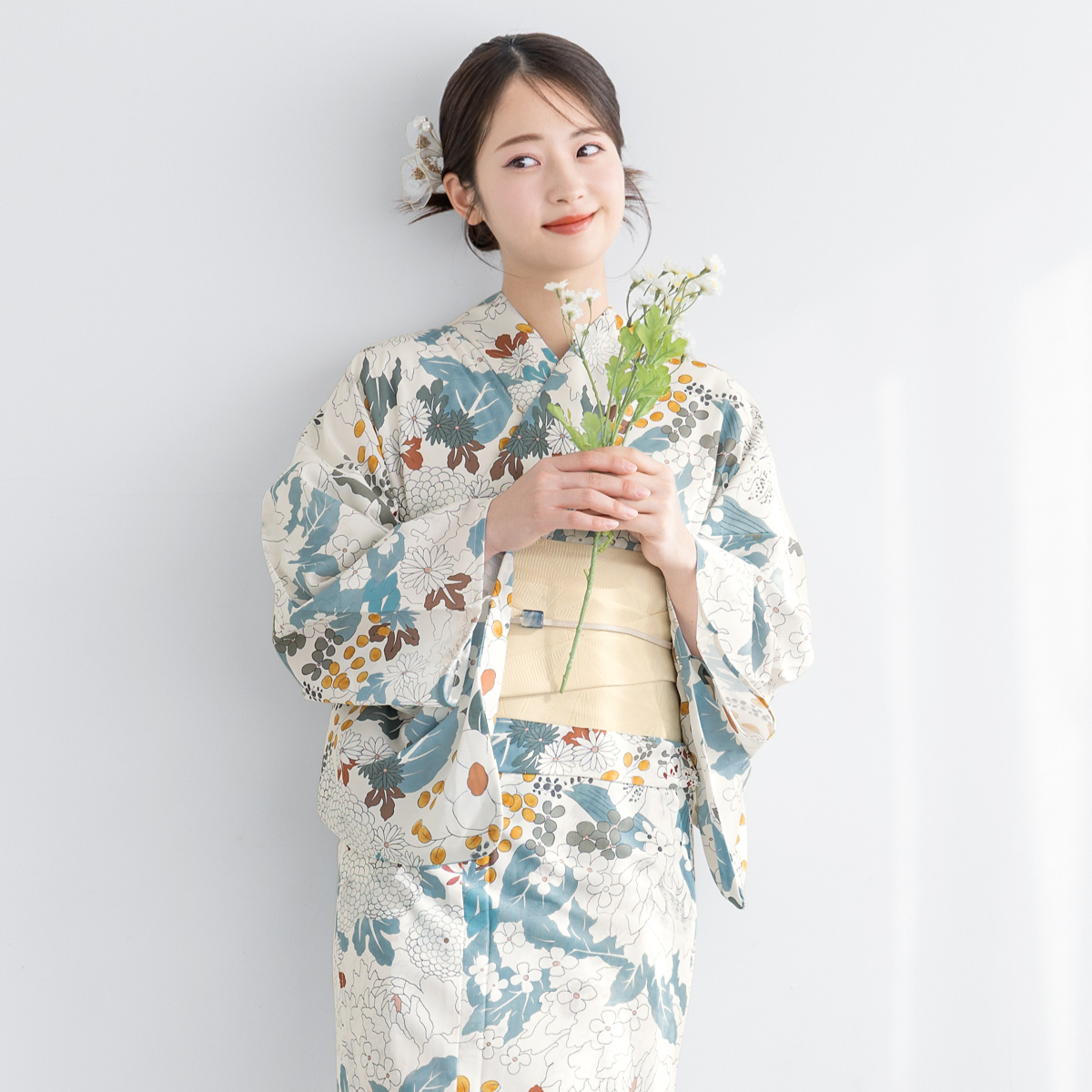 SOUBIEN（創美苑） 浴衣 レディース セット 2点セット 女性浴衣 帯