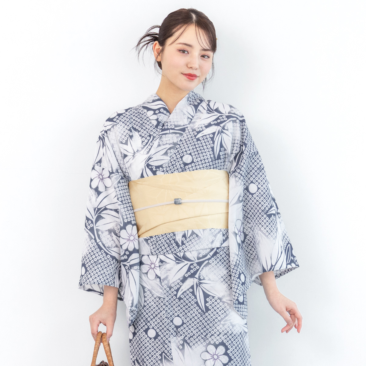 SOUBIEN（創美苑） 浴衣 レディース セット 2点セット 女性浴衣 帯