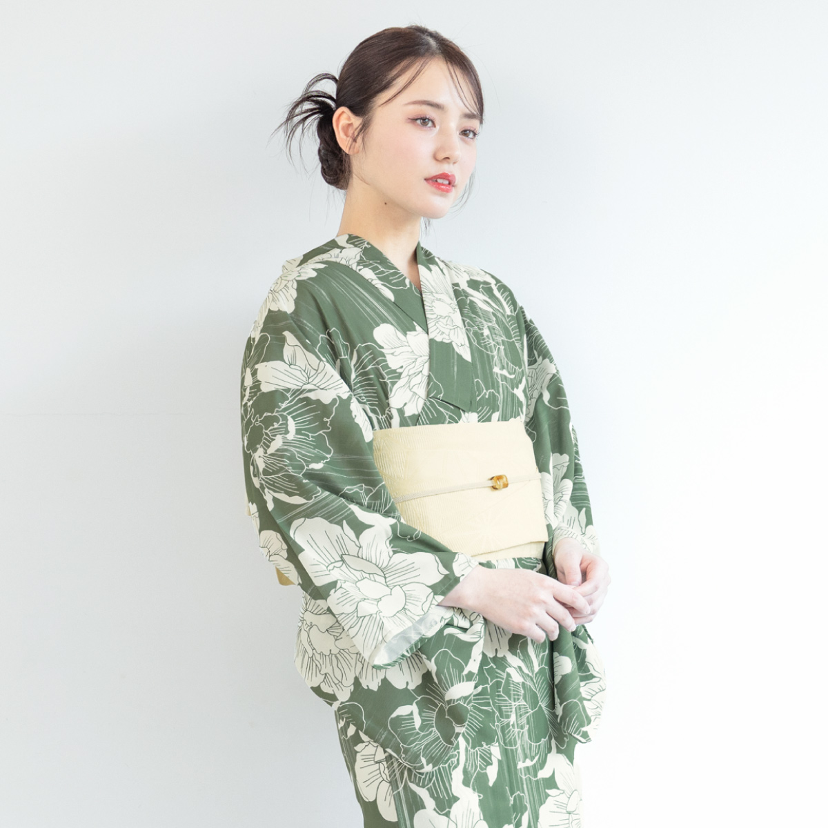SOUBIEN（創美苑） 浴衣 レディース セット 2点セット 女性浴衣 帯