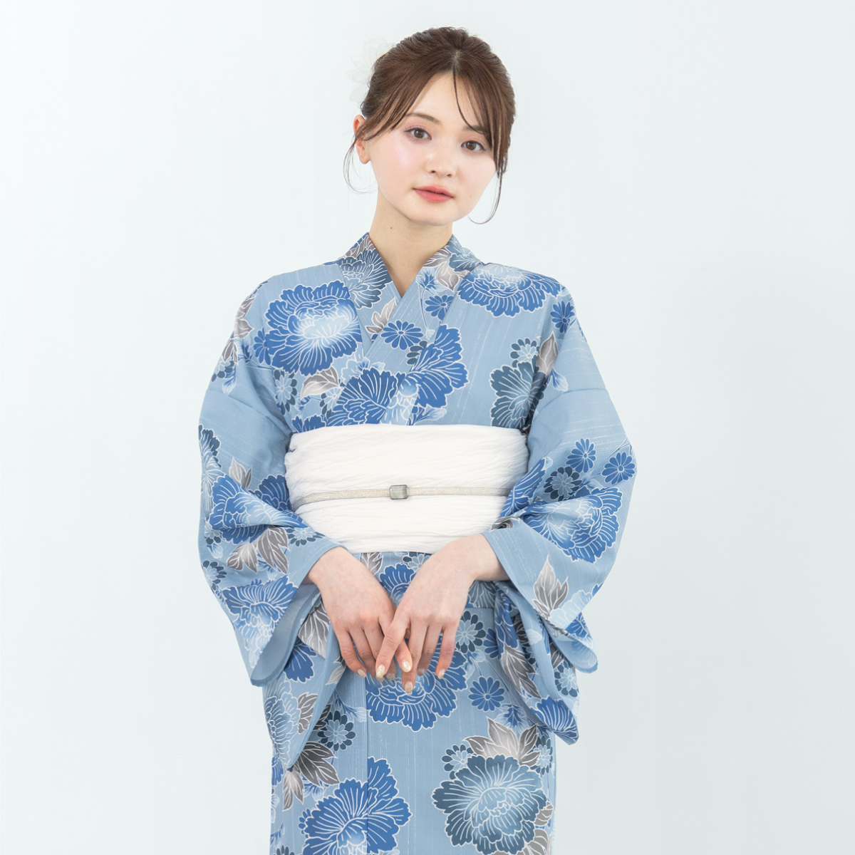 SOUBIEN（創美苑） 浴衣 レディース セット 2点セット 女性浴衣 帯