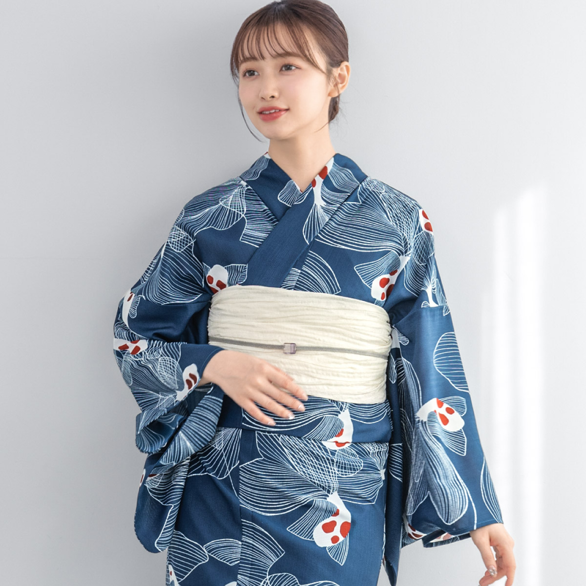 SOUBIEN（創美苑） 浴衣 レディース セット 2点セット 女性浴衣 帯