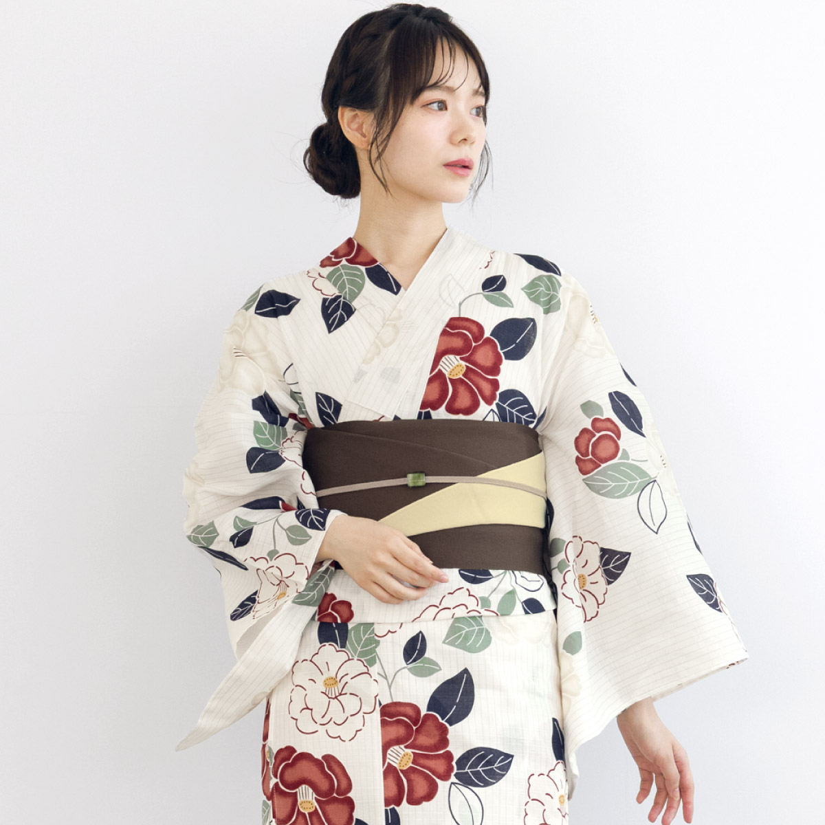 SOUBIEN（創美苑） 浴衣セット レディース 浴衣 帯 セット 大人 2点