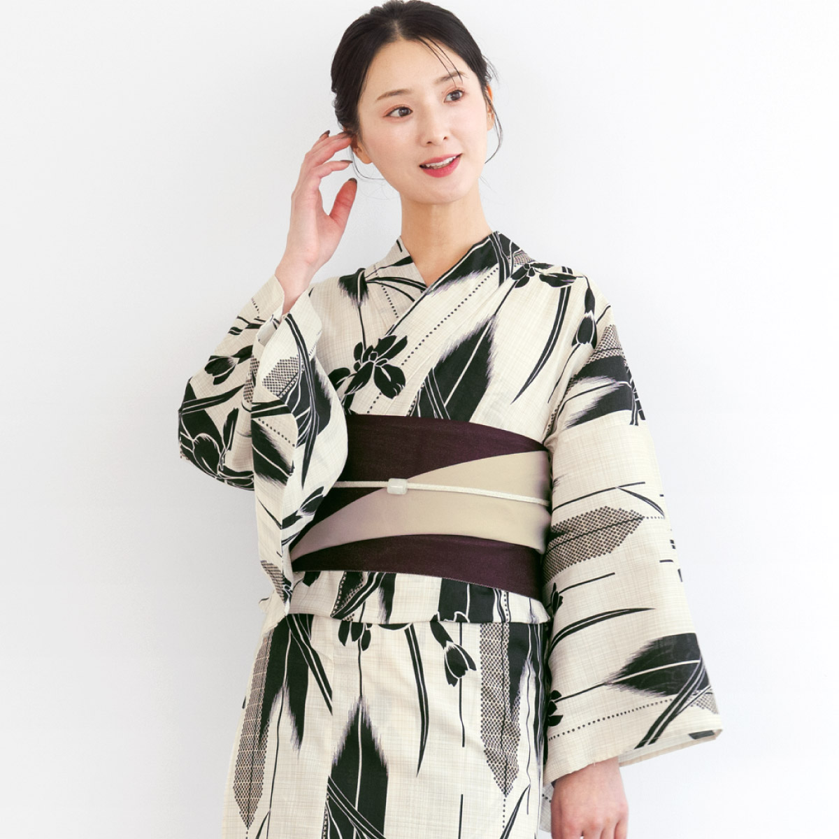 SOUBIEN（創美苑） 浴衣セット レディース 浴衣 帯 セット 大人 2点