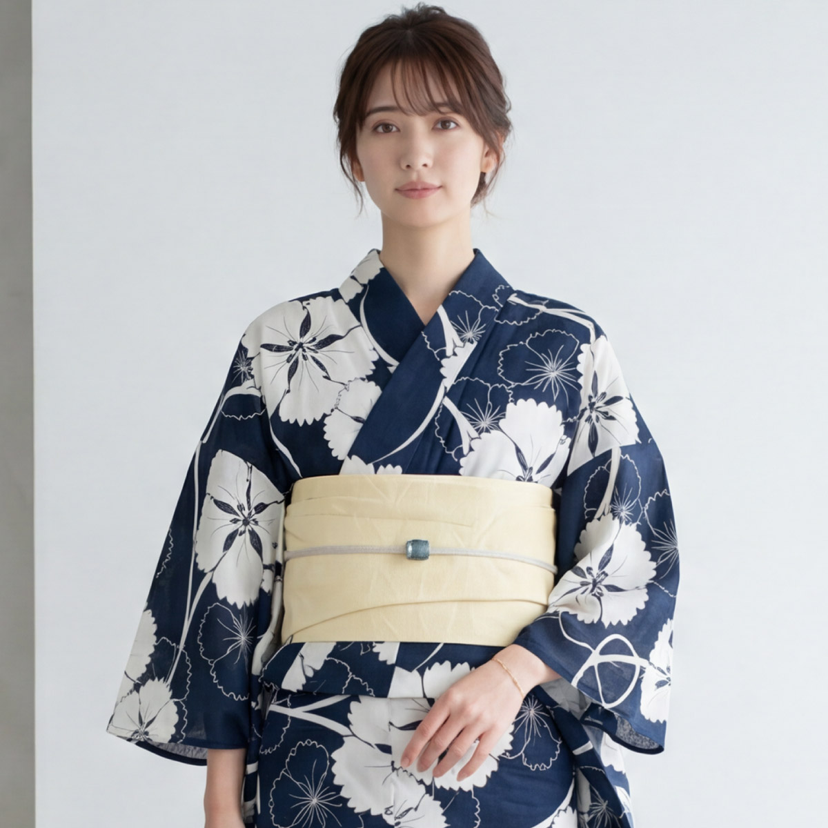 SOUBIEN（創美苑） 浴衣セット レディース 浴衣 帯 セット 大人 2点