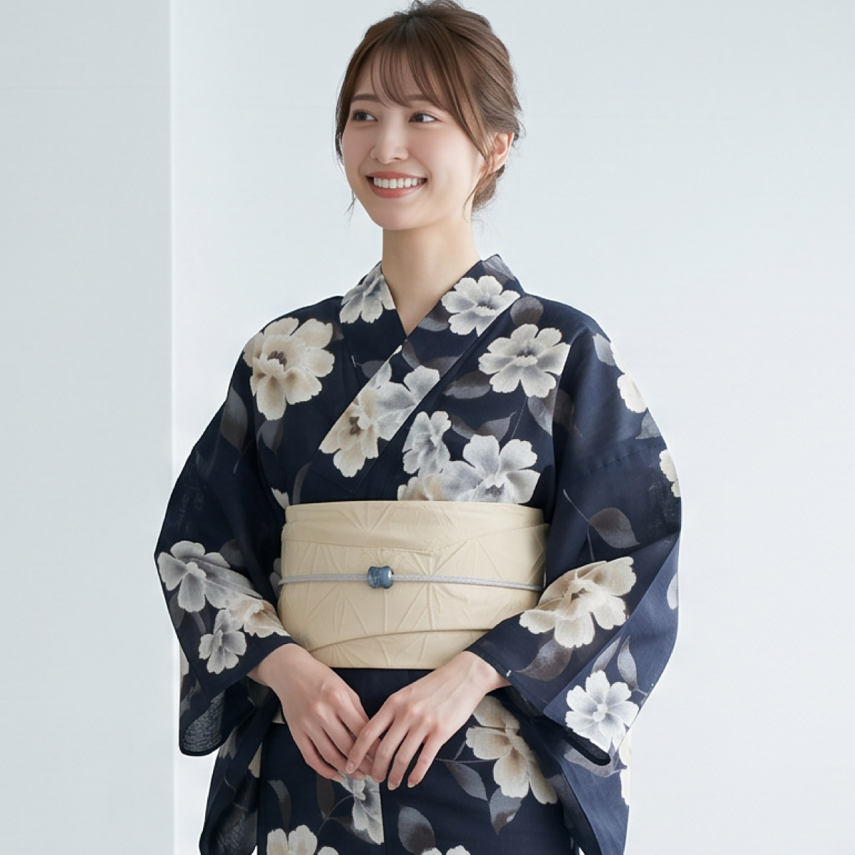 SOUBIEN（創美苑） 浴衣セット レディース 浴衣 帯 セット 大人 2点