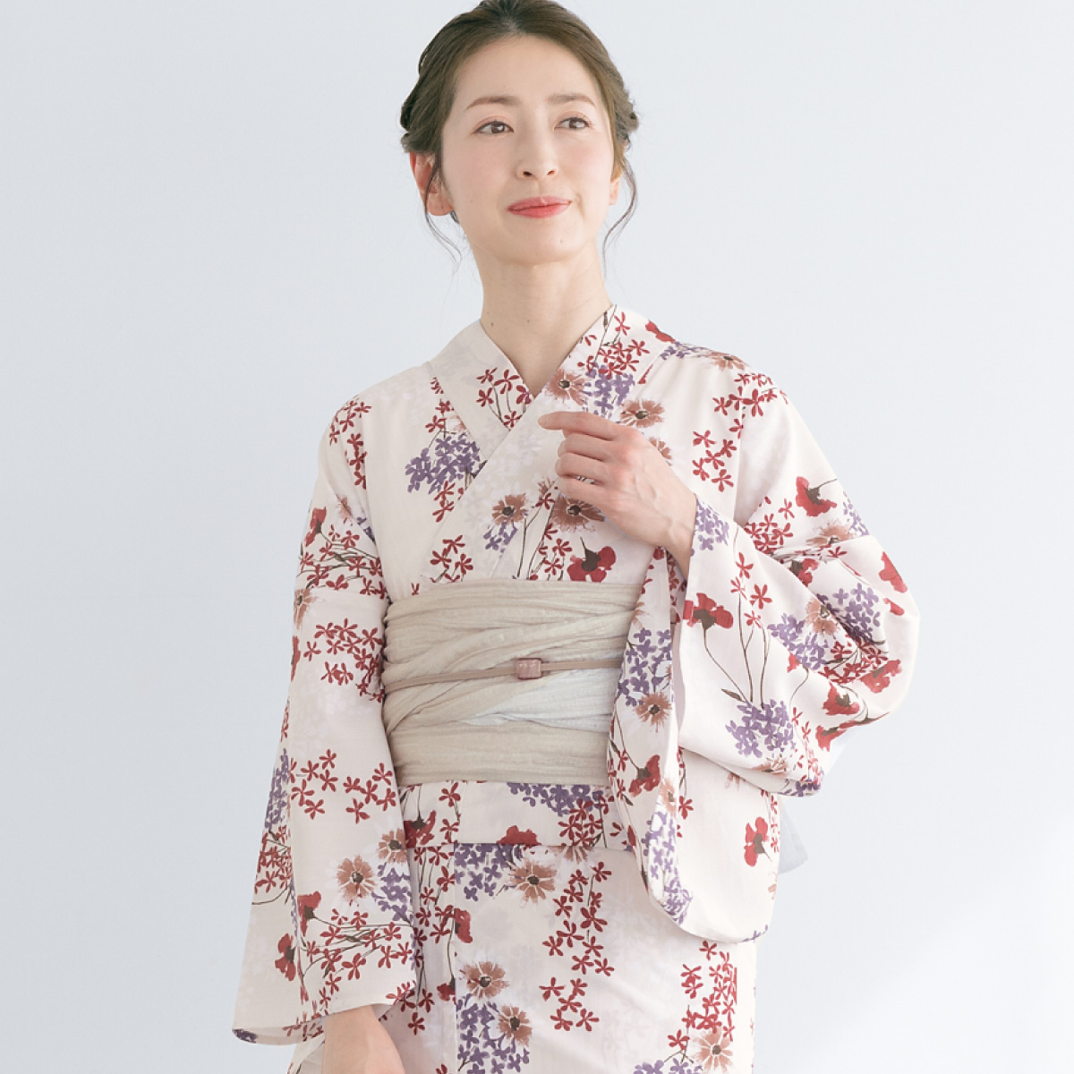 SOUBIEN（創美苑） 浴衣 レディース セット 2点セット 女性浴衣 帯
