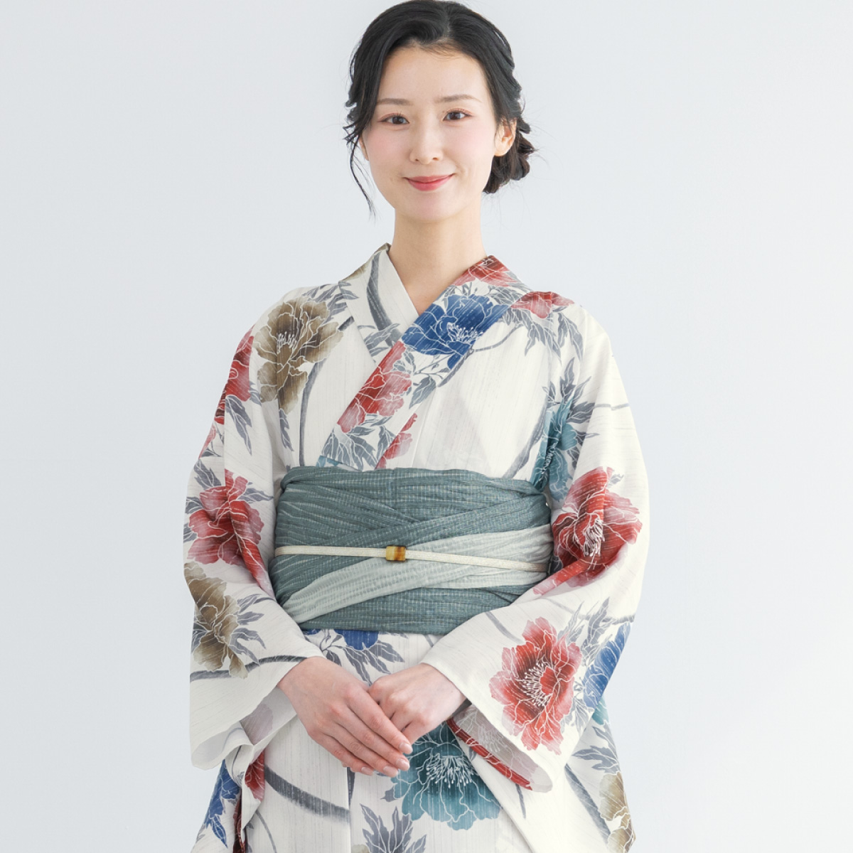 SOUBIEN（創美苑） 浴衣 レディース セット 2点セット 女性浴衣 帯