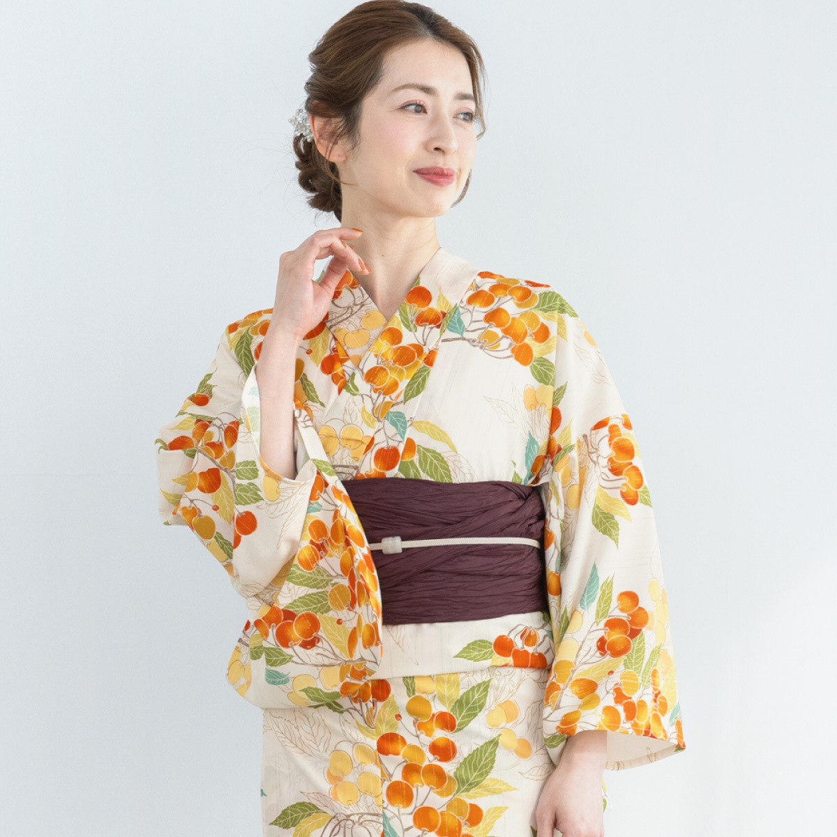 SOUBIEN（創美苑） 浴衣 レディース セット 2点セット 女性浴衣 帯