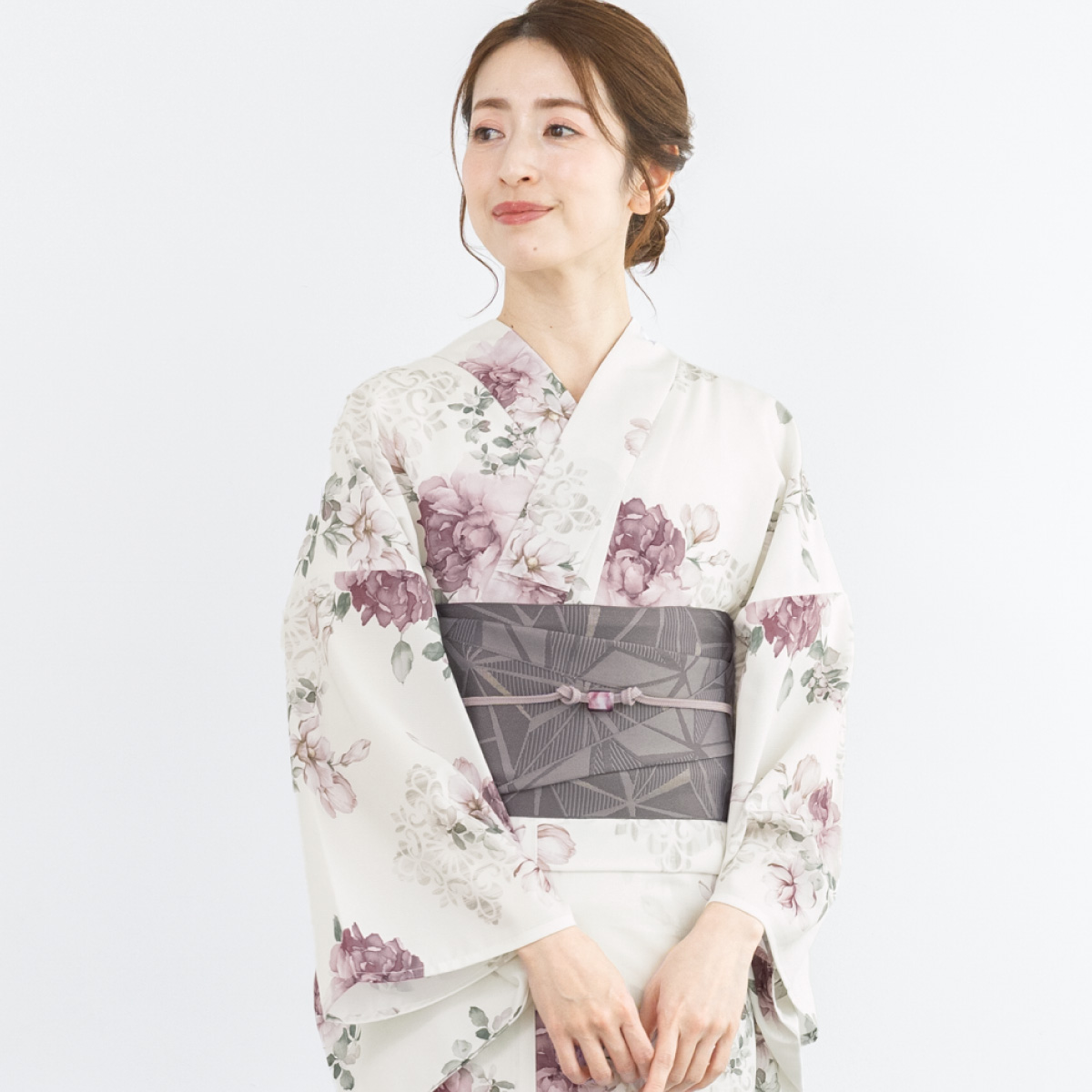 SOUBIEN（創美苑） 浴衣 レディース セット 2点セット 女性浴衣 帯
