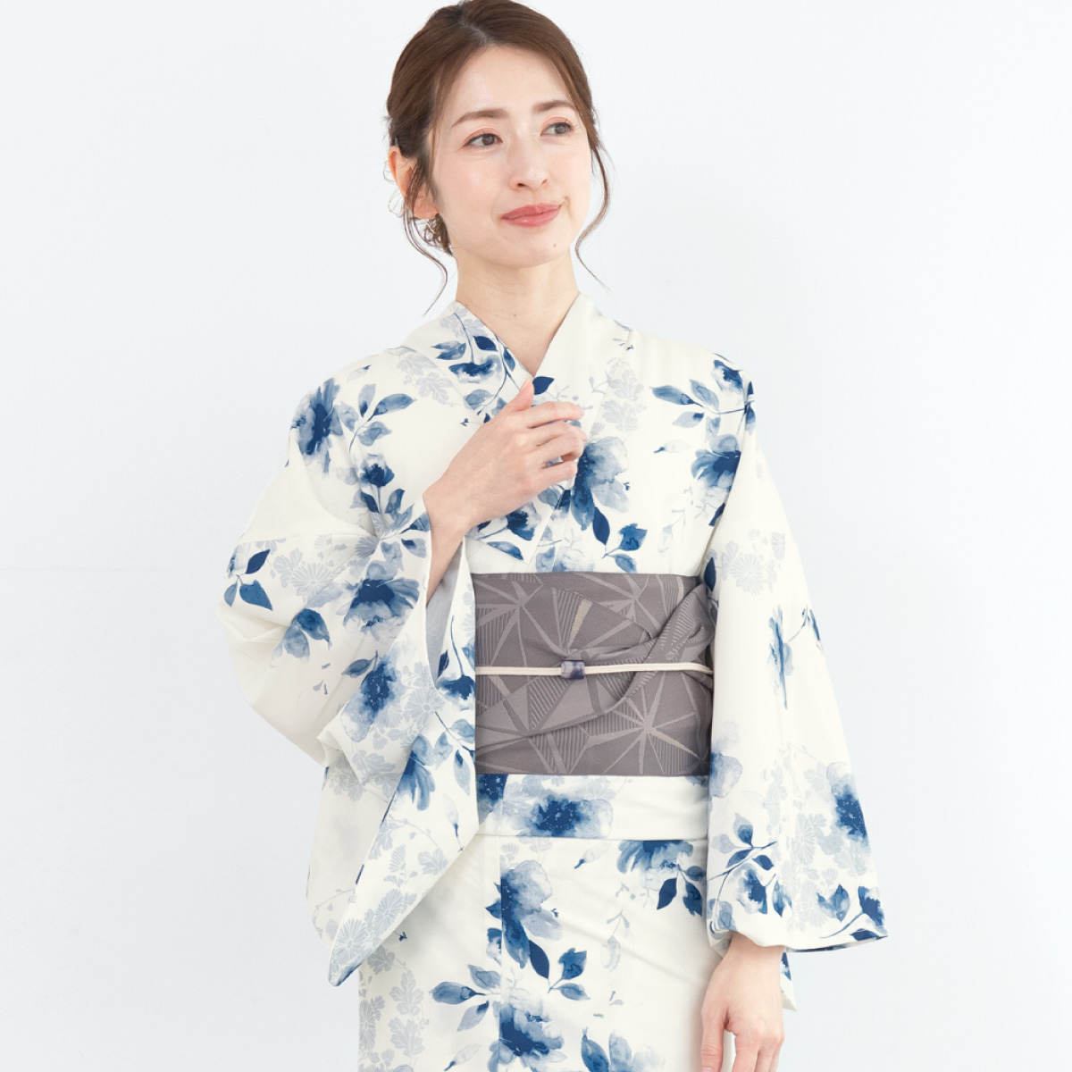 SOUBIEN（創美苑） 浴衣 レディース セット 2点セット 女性浴衣 帯