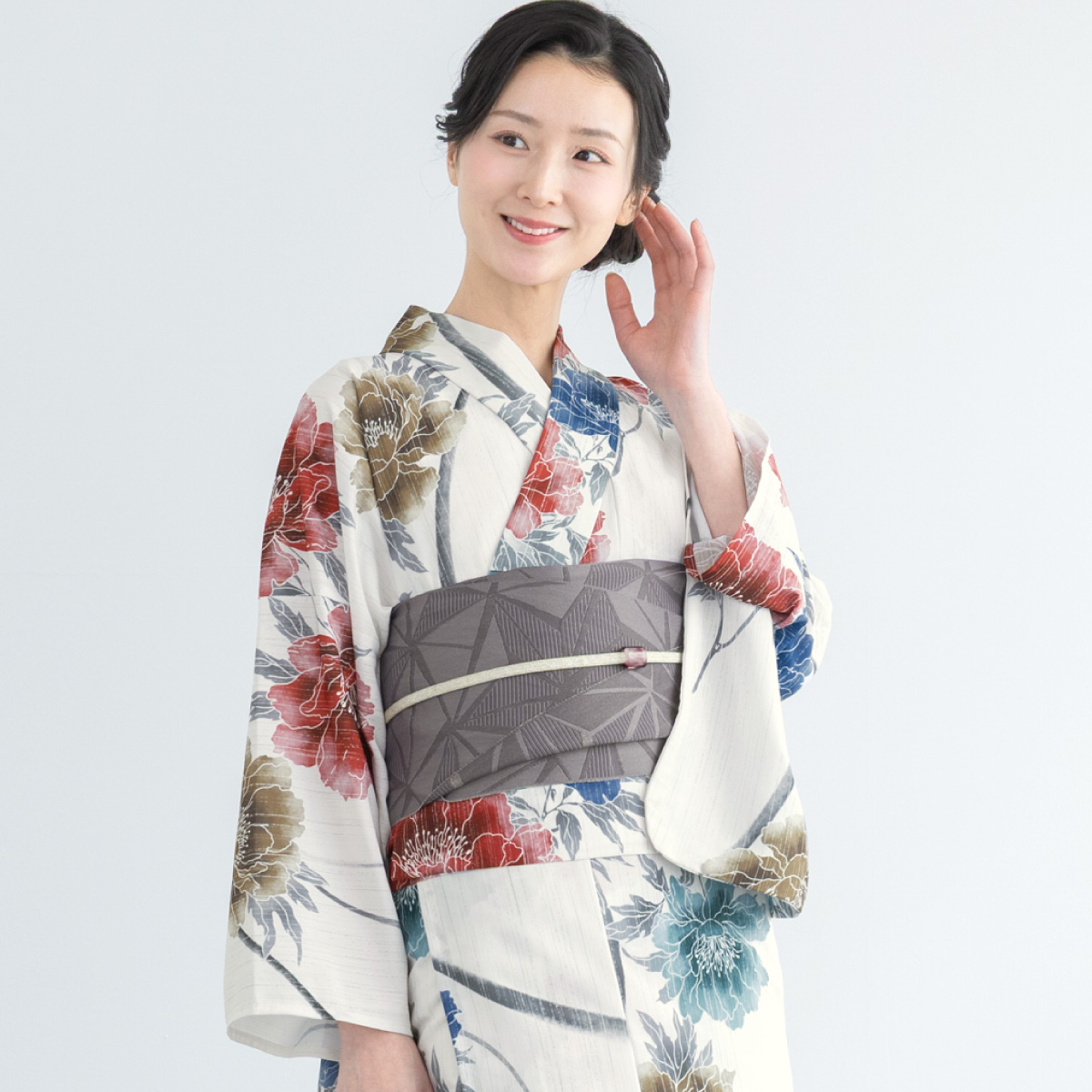 SOUBIEN（創美苑） 浴衣 レディース セット 2点セット 女性浴衣 帯