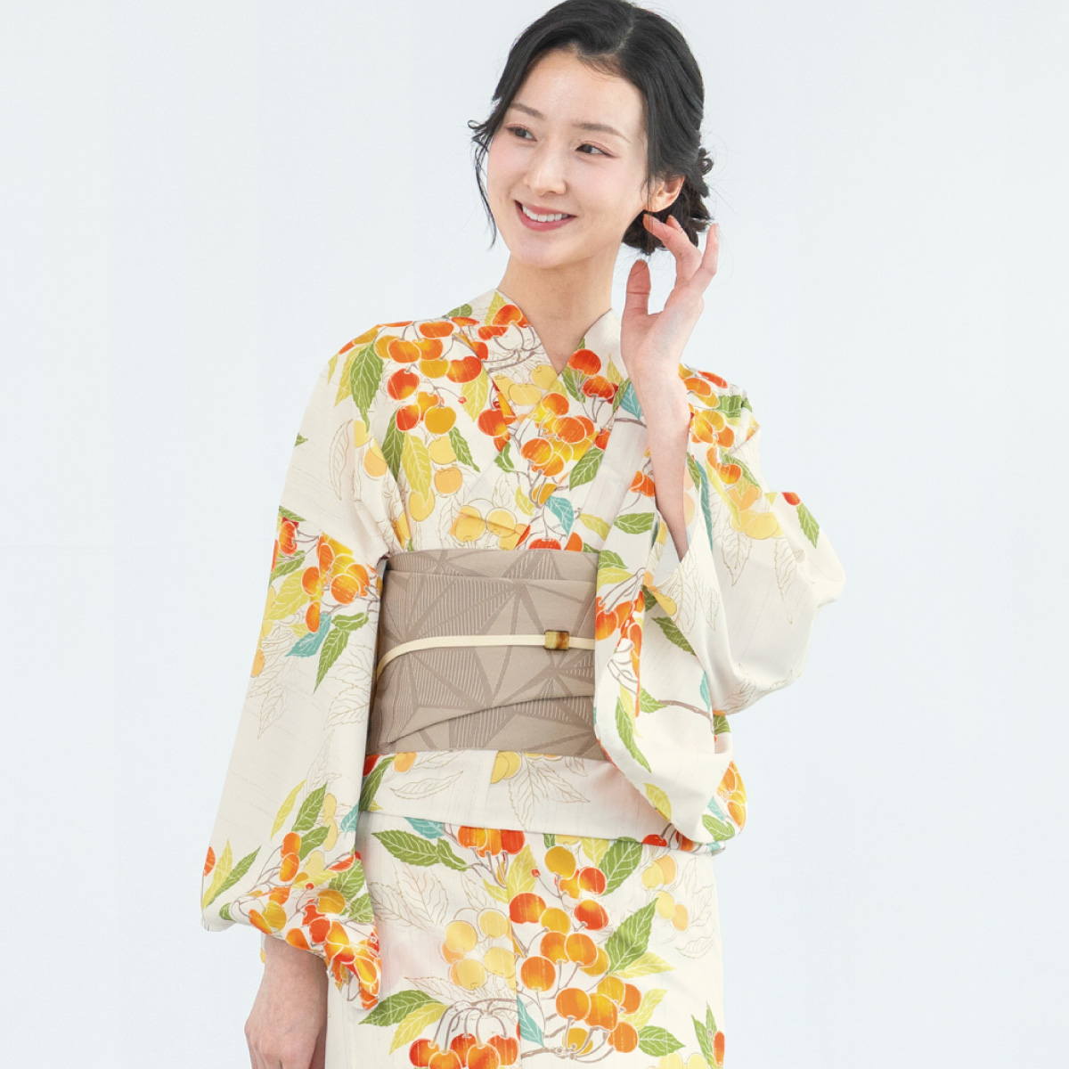 SOUBIEN（創美苑） 浴衣 レディース セット 2点セット 女性浴衣 帯