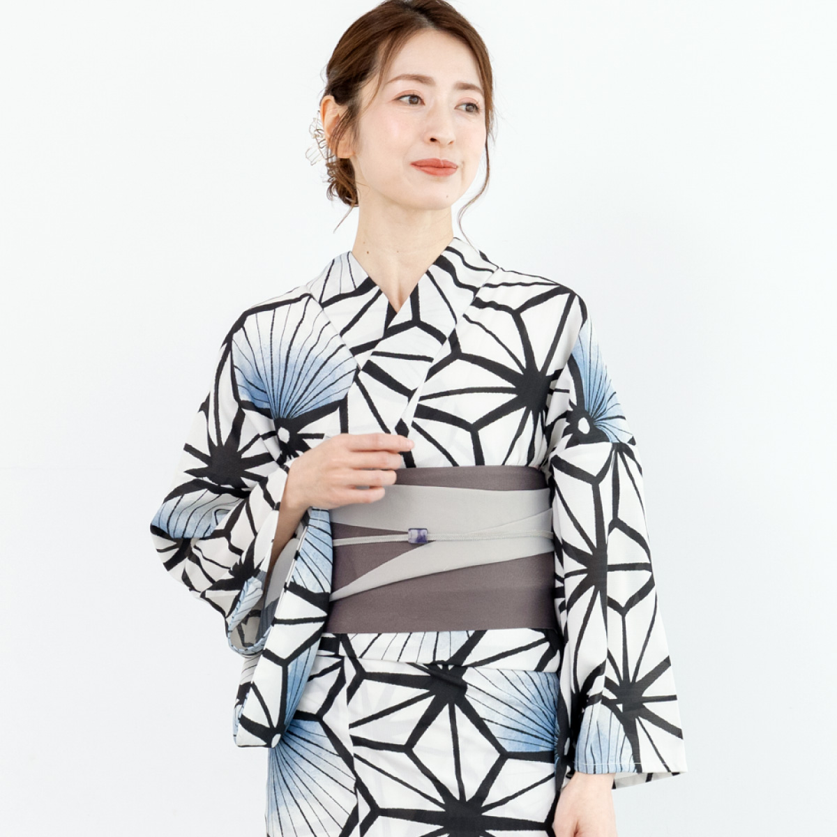 searoomlynn FLOWER PATTERN 浴衣／帯SET SOUBIEN（創美苑） 【予約】浴衣 レディース セット 2点セット 女性