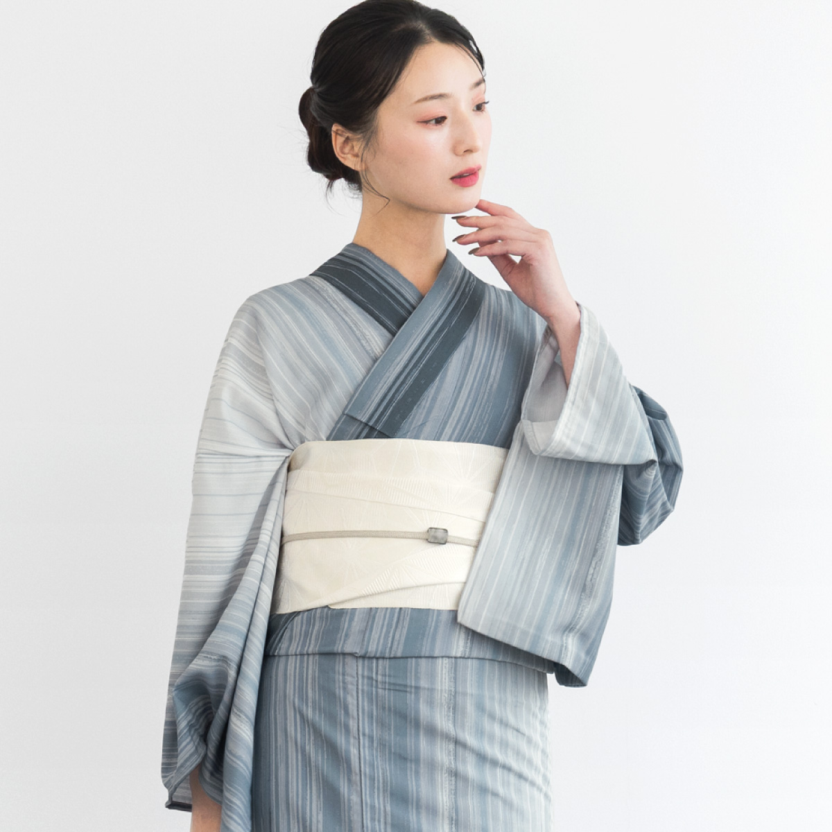 SOUBIEN（創美苑） 浴衣 レディース セット 2点セット 女性浴衣 帯